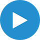 icon of a video play button